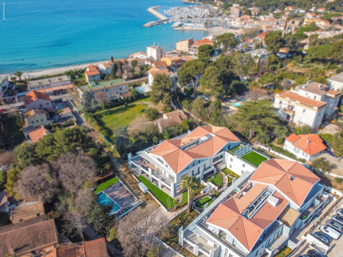 T4 Neuf - Jardin-Terrasse Et Piscine - Acces Direct Plages Et Centre Village - App C 12 แซ็งต์-ซีร์-ซูร์-แมร์ ภายนอก รูปภาพ